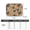 Leopard Love Laptop Sleeve Case 12 inch Laptop Bag Shockproof Protective Notebook Case Computer Carrying Bag Case view 2