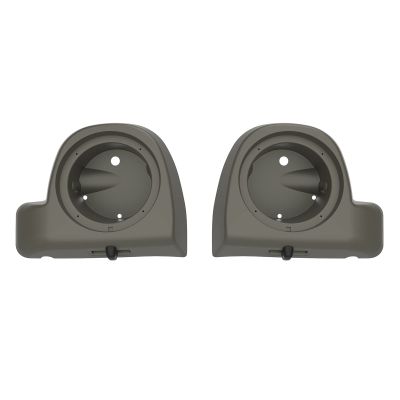 Mats-Csrewy Lower Vented Fairing Speaker Pods 6.5 inch for Harley Touring, FLT, FLHT, FLHTCU, FLHRC, Road Glide, Road King, Street Glide, Electra Glide 2014-2023 Industrial Gray Denim