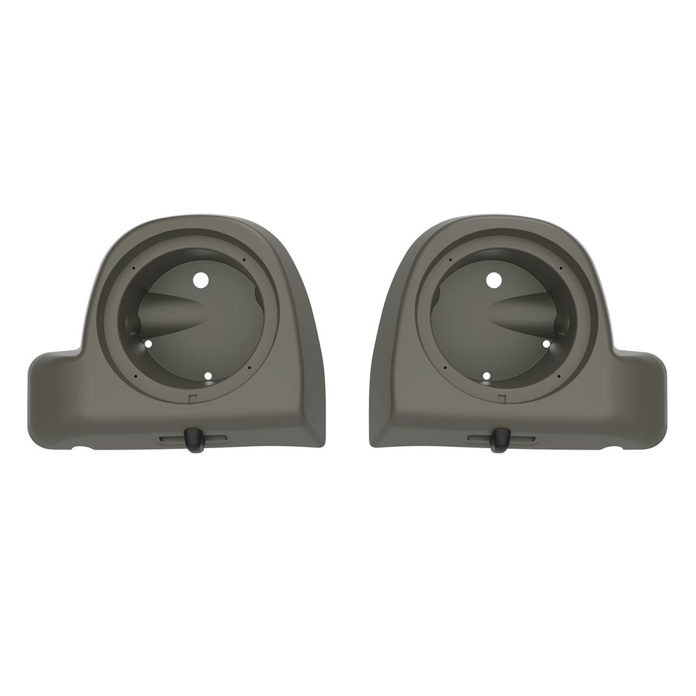 Mats-Csrewy Lower Vented Fairing Speaker Pods 6.5 inch for Harley Touring, FLT, FLHT, FLHTCU, FLHRC, Road Glide, Road King, Street Glide, Electra Glide 2014-2023 Industrial Gray Denim