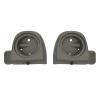 Mats-Csrewy Lower Vented Fairing Speaker Pods 6.5 inch for Harley Touring, FLT, FLHT, FLHTCU, FLHRC, Road Glide, Road King, Street Glide, Electra Glide 2014-2023 Industrial Gray Denim view 1