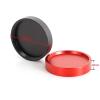 AMNOUR Metal M42X0.75 M48X0.75 dust Cover T2 Threaded Camera Astronomy Main Lens dust Cap 1.25 inches (Color : M42X0.75 Red), JTSF9648 view 3