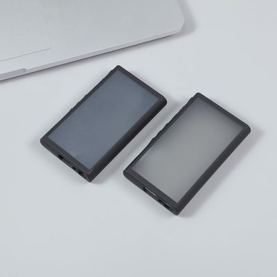 Anti-Fingerprint Shockproof Transparent Skin Feel Back Case Cover for Sony Walkman NW-A306 NW-A307 NW-A300 Series (Clear Black)