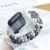 C&L Accessories Wristband Compatible With Fitbit Versa 2, Versa, Versa Lite - Beaded Adjustable Bracelet (Spider Web Jasper) view 2