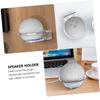 OSALADI 2pcs Hollow-Carved Design Speaker Holder Wall-Mounted Practical Speaker Stands view 2