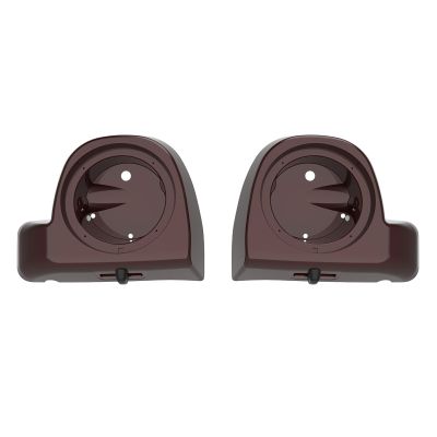 Mats-Csrewy Lower Vented Fairing Speaker Pods 6.5 inch for Harley Touring, FLT, FLHT, FLHTCU, FLHRC, Road Glide, Road King, Street Glide, Electra Glide 2014-2023 Twisted Cherry