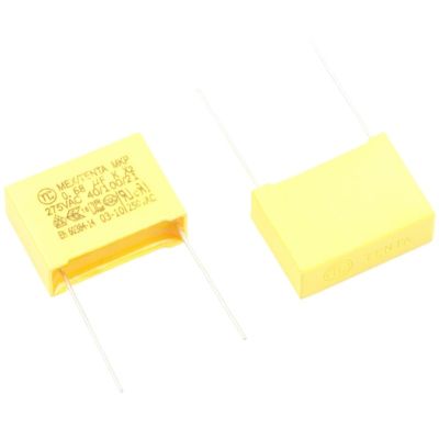 5pcs 275VAC Capacitor X2 Capacitor 0.68uF 680nf Pitch 22mm X2 275V Polypropylene Film Capacitor