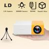 1pc High-definition Mini Lightweight Home Projector, Experience An Unprecedented Home Theater Experience (blue+white) view 4