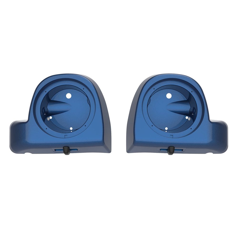 Mats-Csrewy Lower Vented Fairing Speaker Pods 6.5 inch for Harley Touring, FLT, FLHT, FLHTCU, FLHRC, Road Glide, Road King, Street Glide, Electra Glide 2014-2023 Dark Blue Pearl