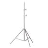 Andoer 200cm Stainless Steel Light Stand, Photography Tripod Stand with 1/4" Screw for Photography Studio/LED Video Light/Umbrella Ring Light/Softbox view 1