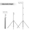 Andoer 200cm Stainless Steel Light Stand, Photography Tripod Stand with 1/4" Screw for Photography Studio/LED Video Light/Umbrella Ring Light/Softbox view 2
