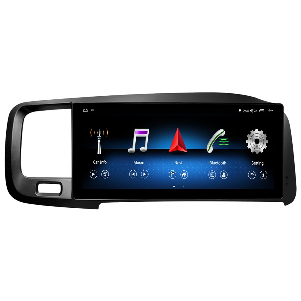Compatible with: Volvo S60 V60 RHD (15-20) 8.8" Touchscreen Android Navigation GPS CarPlay