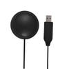 Lurrose 360degree USB Conference Meeting Microphone with Pickup for Audio to Workspaces Play Desktop Mic for Home and Team Calls Black view 1