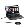 Lurrose 360degree USB Conference Meeting Microphone with Pickup for Audio to Workspaces Play Desktop Mic for Home and Team Calls Black view 2