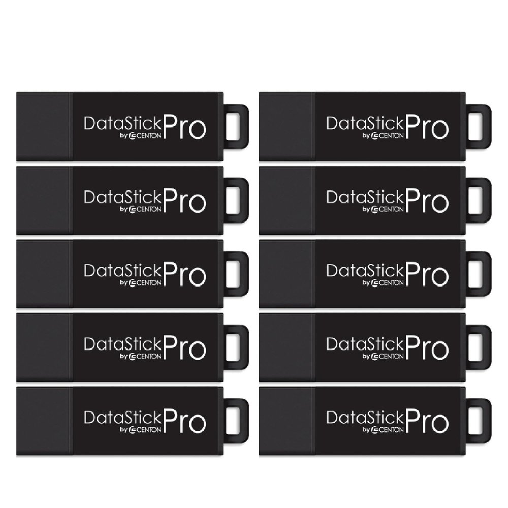 Centon USB 3.0 Datastick Pro (Black),128GB 50 Pack