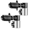 2 Pack Reflector Holder Clips,Backdrop Clamp,Photography Studio Reflector Disc Holder Clip Positioning Clamp Mount Adapter for Light Stand with 5/8" Stud view 1