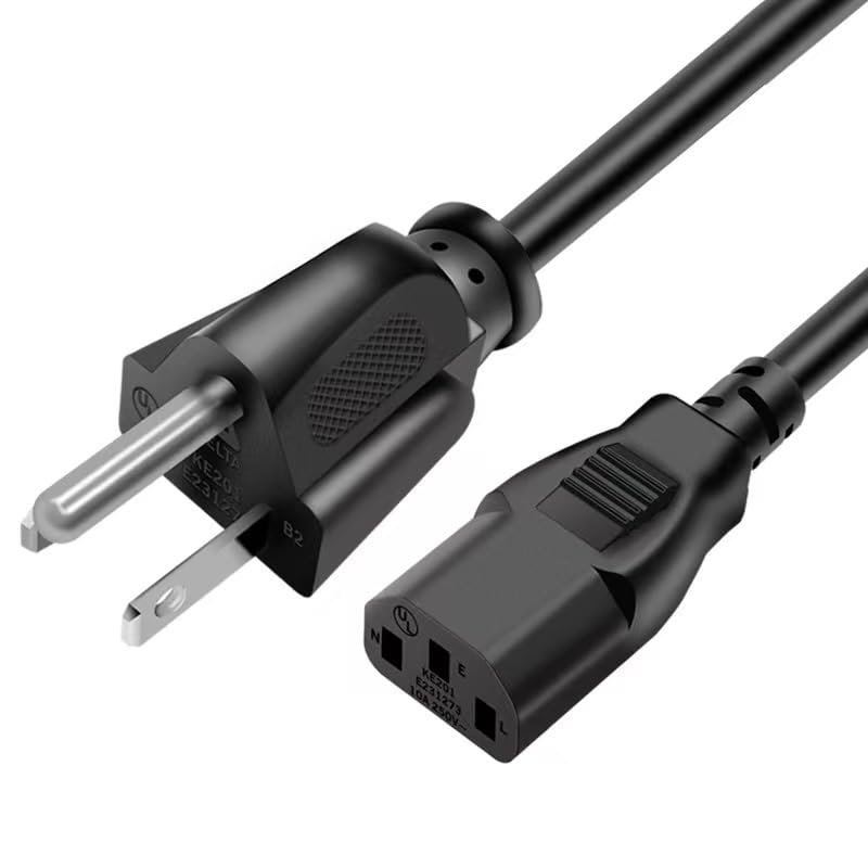 Treadmill Power Cord Compatible with Vibration Plate Walking Pad Elliptical