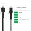 Treadmill Power Cord Compatible with Vibration Plate Walking Pad Elliptical view 2