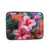 Pink Flower Tropical Plant Laptop Sleeve Case 17 inch Laptop Bag Shockproof Protective Notebook Case Computer Carrying Bag Case view 1