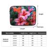Pink Flower Tropical Plant Laptop Sleeve Case 17 inch Laptop Bag Shockproof Protective Notebook Case Computer Carrying Bag Case view 2
