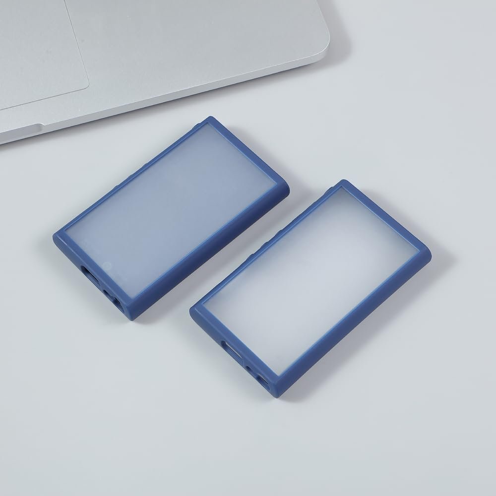 AudioPartner Anti-Fingerprint Shockproof Transparent Skin Feel Back Case Cover for Sony Walkman NW-A306 NW-A307 NW-A300 Series (Blue)
