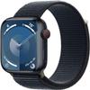 Apple Watch Series 9 [GPS + Cellular, 45mm] - Midnight Aluminum Case with Midnight Sport Loop, One Size, One Size (Renewed) view 1