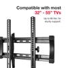 Rocketfish Tilting TV Wall Mount - Durable Steel Tilting Mount for 32-55" TVs - Adjustable Tilt for Customizable Viewing - Holds Max TV Weight of 80 lbs, Black view 3