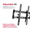 Rocketfish Tilting TV Wall Mount - Durable Steel Tilting Mount for 32-55" TVs - Adjustable Tilt for Customizable Viewing - Holds Max TV Weight of 80 lbs, Black view 4