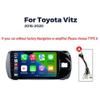 Car Radio Stereo for Toyota Vitz 2016-2020 Dash Kit Car GPS Navigation, 1+32GB 9" IPS Touch Screen Head Unit with Car-Play & Android Auto/SWC/Rear View view 2