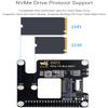 PCIe to M.2 Adapter for Raspberry Pi 5, Supports NVMe Drive Protocol Compatible with 2230/2242 Size M.2 Solid State Drive, High-Speed Reading/Writing, Gen2 and Gen3 Modes, HAT + Standard view 4