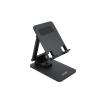TooQ PH-Hermes-Halley - Adjustable Stand for Mobile Phone or Tablet up to 12.9 Inches, Foldable, 360 Rotation, Black view 1