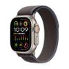 Apple Watch Ultra 2 (GPS + Cellular 49mm) Rugged Titanium Case with Blue/Black Trail Loop, M/L(Renewed) view 1