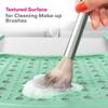 Sink Topper Bathroom Counter Cover & Storage Saver, Foldable Silicone Mat for Hot Tools, Hair Styling & Makeup, Beauty Brush Cleaning Mat, RV Camper Sink Cover & for Small Spaces (Standard Green) view 2