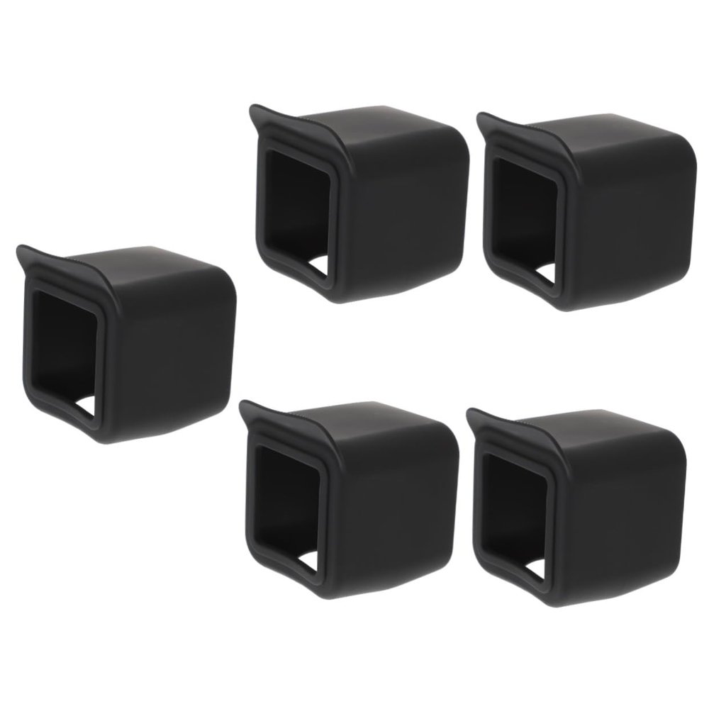 5pcs Camera Case Camera Protective Case Monitor Camera Protective Cover Camera Waterproof Case Silicone Case Silicone Cover Camera Accessories Security Camera Cover