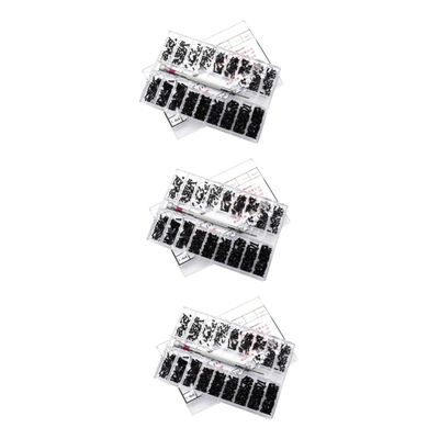 HEALLILY 3pcs Countersunk Screw Set Small Screws for Eyeglasses Watches and Electronics Lightweight Storage Box for Quick Access and Organization