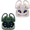 2 Sets Bluetooth Headphones Wireless Earbuds 80hrs Playtime Wireless Charging Case Sports Ear buds with Earhook Premium Deep Bass IPX7 Waterproof Over-Ear Earphones for TV Phone Laptop Olive and White view 1
