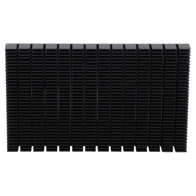 NDNCZDHC Aluminum Heat Sink Heatsink Module Cooling Fin Radiators Cooler Fin for Fan PCB Board CPUs, 90x15x150mm Heatsink Thermal (Black)