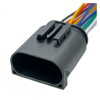 12Pin TE Car Lane Assist LCA Steering Sensor Reversing Radar Plug Wiring Harness Auto Waterproof Connector 1534151-1 1534152-1 (Color : 12Pin Male, Size : 1 Pc with 15cm Wire)