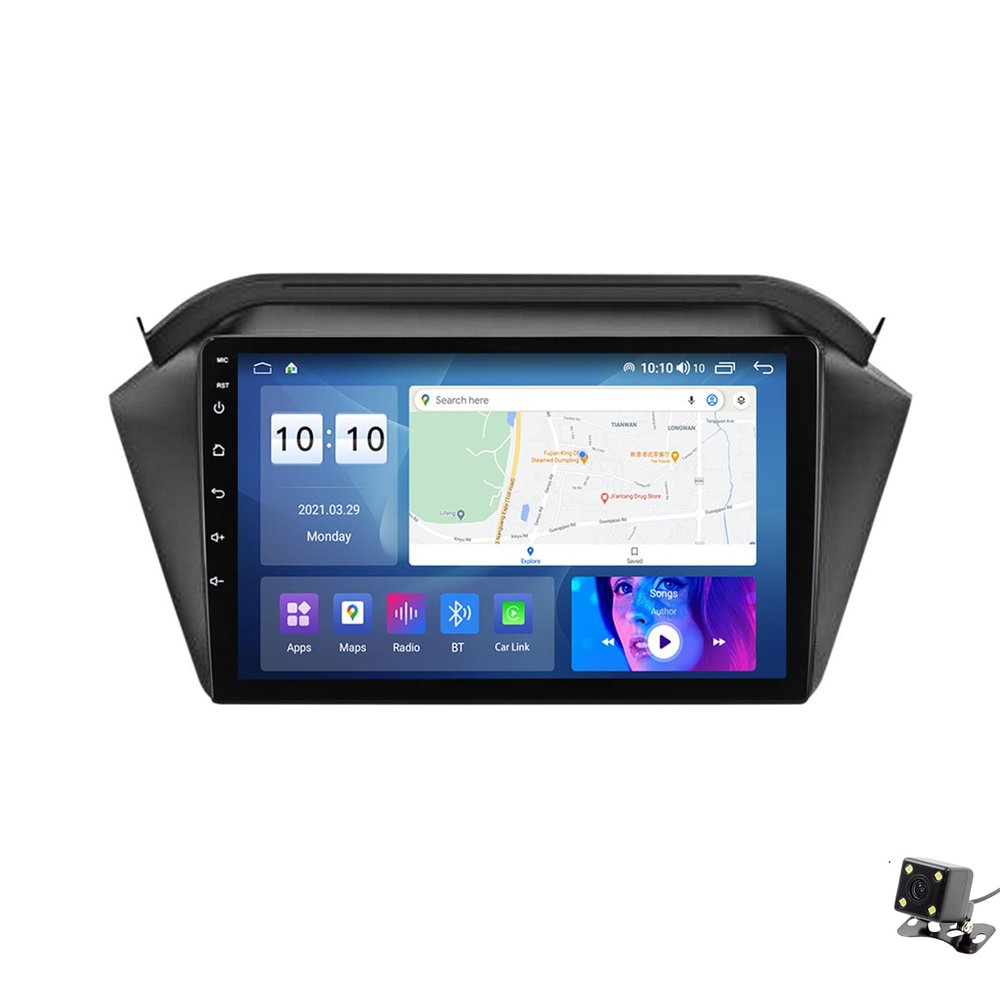 ADMLZQQ Android 12 Car Stereo Double Din Radio for JAC S2 2015-2018 GPS Navigation 10.2'' Multimedia Player Bluetooth Video Receiver with Car-Play 4G/5G WiFi SWC DSP USB Back Camera,M400s