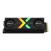 PNY CS3150 XLR8 Gaming Epic-X RGB 1TB PCIe Gen5 x4 NVMe M.2 SSD with RGB Dual Fan Heatsink - Microsoft DirectStorage Compatible  up to 11500 MB/s Read  M280CS3150XHS-1TB-RB view 1
