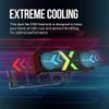 PNY CS3150 XLR8 Gaming Epic-X RGB 1TB PCIe Gen5 x4 NVMe M.2 SSD with RGB Dual Fan Heatsink - Microsoft DirectStorage Compatible  up to 11500 MB/s Read  M280CS3150XHS-1TB-RB view 4