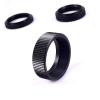 AMNOUR M48 Extension Tube - 4mm 7.5mm 11-20mm 25mm Threaded Length with Anti-Slip (Color : 17mm) view 2