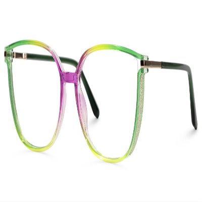 VOOGLAM Square Blue Light Glasses for Women Cute Computer Office with Trending Frame Glasses Multicolor Kinfe GJGT548130-12