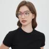 VOOGLAM Square Blue Light Glasses for Women Cute Computer Office with Trending Frame Glasses Multicolor Kinfe GJGT548130-12 view 2