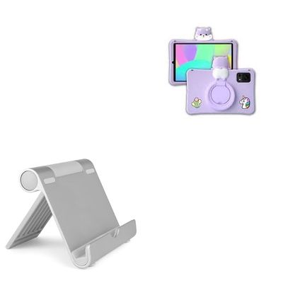 BoxWave Stand and Mount Compatible with Doogee T20mini Kid - VersaView Aluminum Stand, Portable, Multi Angle Viewing Sturdy