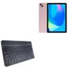 BoxWave Keyboard Compatible with Doogee T10Pro - SlimKeys Bluetooth Keyboard, Portable Thin with Chiclet-Style Keys - Jet Black view 1