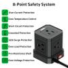 Cube Power Strips with Surge Protection, 10ft Extension Cord with Multiple Outlets, 5 AC Plugs, 3 USB, 1 Usbc Fast Charging Power Strip with USB Ports, Mountable On/Off Switch Charging Station view 4