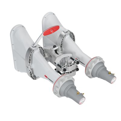 5 GHz 60 4x4 Asymmetrical Horn Antenna