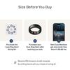 Oura Ring Gen3 Horizon - Stealth - Size 11 - Smart Ring - Size First with Oura Ring Gen3 Sizing Kit - Sleep Tracking Wearable - Heart Rate - Fitness Tracker - 5-7 Days Battery Life view 3