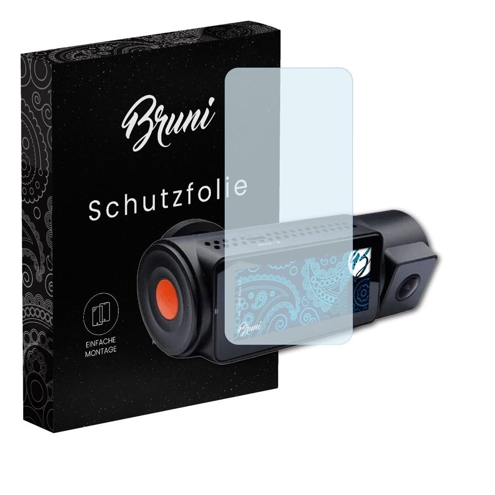 Bruni Screen Protector compatible with Vantrue Nexus 4 Pro Protector Film, crystal clear Protective Film (2X)