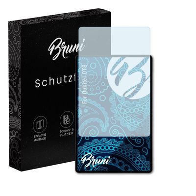 Bruni Screen Protector compatible with Oukitel OT8 Protector Film, crystal clear Protective Film (2X)